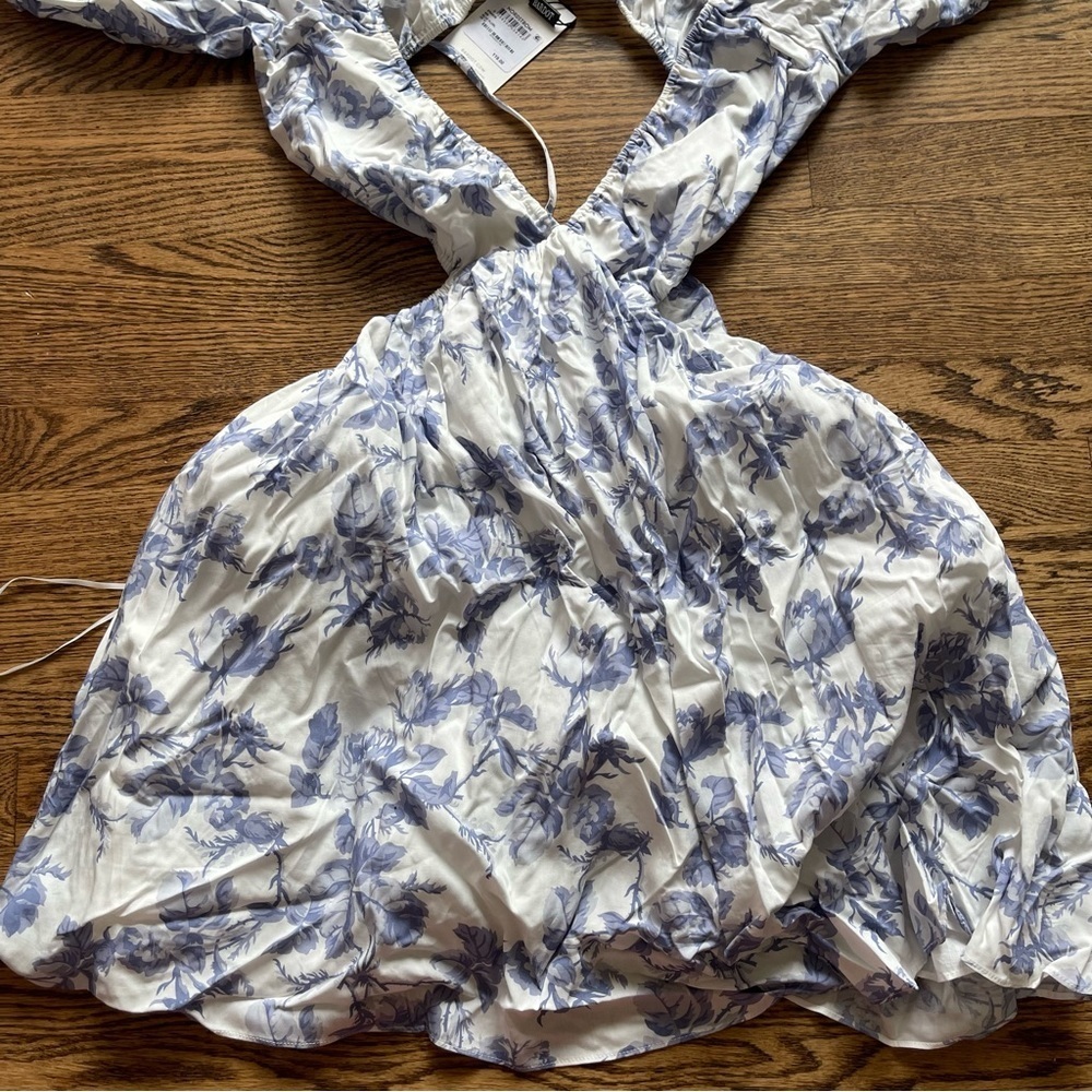 Bardot Eden Floral Mini Dress Size 10 - Picture 4 of 7